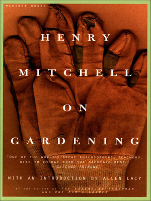 cover image of Henry Mitchell on Gardening